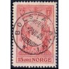 1946. 15 Øre. LUX -Stemplet AFA nr. 328