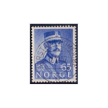 1957. 65 Øre. LUX -Stemplet AFA nr. 431