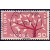 1962. 50 Øre. LUX -Stemplet AFA nr. 490
