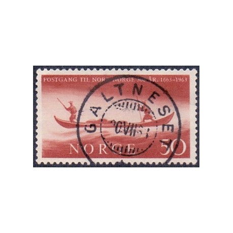 1963. 50 Øre.. LUX -Stemplet AFA nr. 508