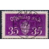 1933. 35 Øre. Tjenste LUX -Stemplet AFA nr. 17