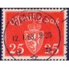 1946-47. 25 Øre. Tjenste LUX -Stemplet AFA nr. 55
