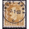 1957. 50 Øre. LUX -Stemplet AFA nr. 428