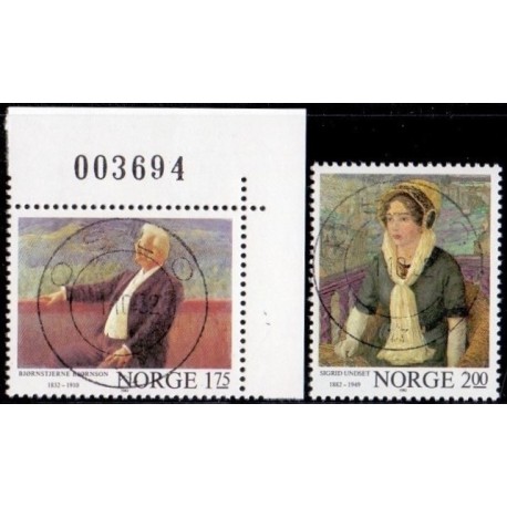 1982. 1,75-2,00 Kr. LUX -Stemplet AFA nr. 878-79