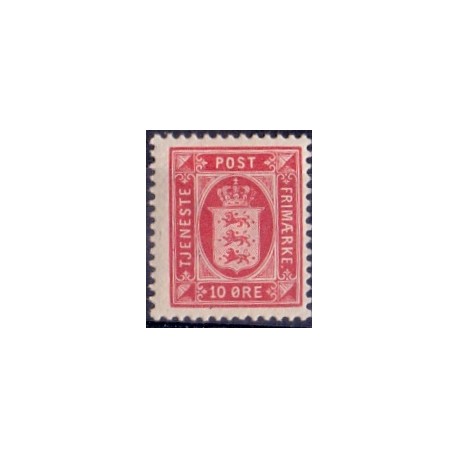 Danmark Tjenste 1902 AFA nr 10a **/MNH stemplet/used