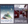 Færøerne 2008. 5,50-14,00 Kr. Klaksvig og Tinganes AFA nr. 627-28 postfrisk stemplet