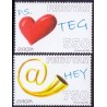 Færøerne 2008. 5,50-7,50 Kr. Europamærker / CEPT AFA nr. 632-33 postfrisk stemplet