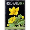 Færøerne 2008. 30 Kr. Nationalblomst AFA nr. 641 postfrisk stemplet
