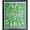 Frimærkepenge 1 Øre "Fiedler" Grøn