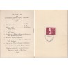 Sverige 1938. Menukort fra Kgl. Generalpoststyrelsen