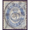 Norge. 1877-78. 5 Øre. Blå. AFA nr. 24a ** Postfrisk ubrugt stemplet st.