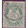 Norge. 1882. 5 Øre. AFA nr. 36 ** Postfrisk ubrugt stemplet st.
