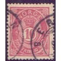 Norge. 1885-86. 10 Øre, brunkarmin, AFA nr 45a ** Postfrisk ubrugt stemplet st.