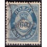 Norge. 1893-98. 60 Øre, tk. 14½x13½, AFA nr. 61B **  Postfrisk ubrugt stemplet st.