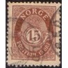 Norge. 1908. 15 Øre, AFA nr. 71 ** Postfrisk ubrugt stemplet st.