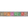 Norge. 1937-38. Dybtryk. 1-60 Øre. AFA nr. 177-91 ** st. stemplet postfrisk