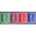 Norge. 1939. Dr. Maud sørgeudgave10-30+5 Øre. AFA nr. 204-07 ** st. stemplet postfrisk