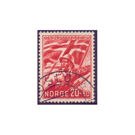 Norge. 1941. Den Norske legion. AFA nr. 230 **   st. stemplet postfrisk
