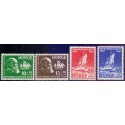 Norge. 1941. Norsk Selskab til skibbrudnes redning. AFA nr. 226-29 **   st. stemplet postfrisk