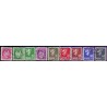 Norge. 1940-41. Dybtryk 5-40 Øre. AFA nr. 216-24 ** (9) st. stemplet postfrisk