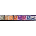 Norge. 1941. Slupperingsværdier UDEN vandmærke AFA nr. 271-78 **  st. stemplet postfrisk