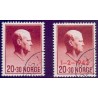 Norge. 1942, Quisling. AFA nr. 279-80 **  st. stemplet postfrisk