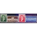Norge. 1942, Rikard Nordraaks fødsel. AFA nr. 281-84  **  st. stemplet postfrisk