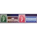 Norge. 1942, Rikard Nordraaks fødsel. AFA nr. 281-84  **  st. stemplet postfrisk
