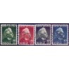 Norge. 1943, Edv. Greigs fødsel. AFA nr. 293-96 ** st. stemplet postfrisk