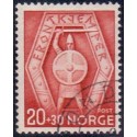 Norge. 1943, Frontkæmpere. AFA nr. 297 ** st. stemplet postfrisk FDC
