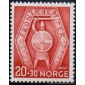 Norge. 1943, Frontkæmpere. AFA nr. 297 ** st. stemplet postfrisk FDC
