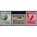 Norge. 1944, Skibbrudnes efterladte. AFA nr. 301-03 ** st. stemplet postfrisk FDC