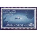 Norge. 1944, Tryggve Grans flyvning. AFA nr. 304 ** st. stemplet postfrisk FDC