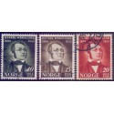 Norge. 1945, Henrik Wergelands død. AFA nr. 318-20**. stemplet postfrisk FDC