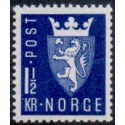 Norge. 1945, Ny tegning. AFA nr. 309 ** st. stemplet postfrisk FDC