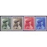 Norge. 1945, Norsk Folkemuseum. AFA nr. 322-23 ** stemplet postfrisk FDC
