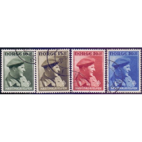 Norge. 1945, Norsk Folkemuseum. AFA nr. 322-23 ** stemplet postfrisk FDC