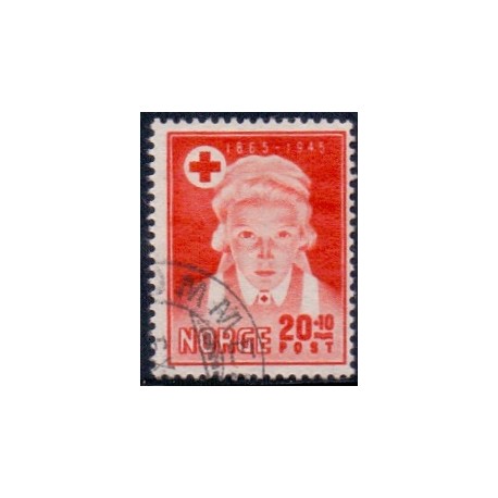 Norge. 1945, Røde Kors. AFA nr. 321 ** stemplet postfrisk FDC