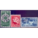 Norge. 1949. Verdenspostforeningen. AFA nr. 358-60 ** stemplet postfrisk FDC