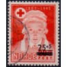 Norge. 1948. Røde Kors provisorium. variant " Lang streg" AFA nr. 352 III ** stemplet postfrisk FDC