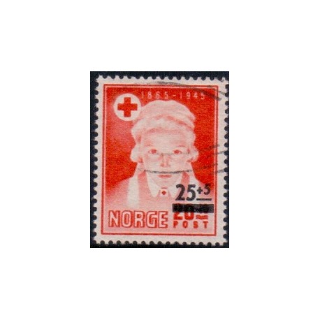 Norge. 1948. Røde Kors provisorium. AFA nr. 352 ** stemplet postfrisk FDC