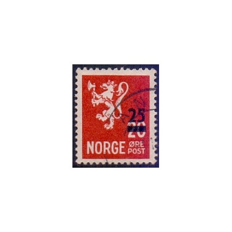 Norge. 1949. Provisorium. AFA nr. 353 ** stemplet postfrisk FDC