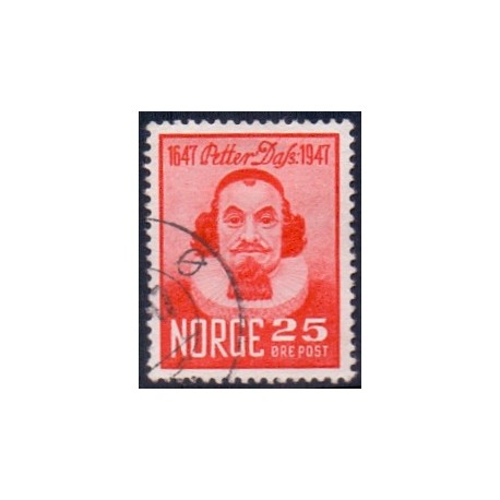 Norge. 1947. Petter Dass AFA nr. 348 ** stemplet postfrisk FDC