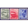 Norge. 1954. Jernbanejubilæum. AFA nr. 398-400 ** stemplet postfrisk FDC