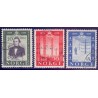 Norge. 1954. Telegrafverkets jubilæum. AFA nr. 401-03 ** stemplet postfrisk FDC
