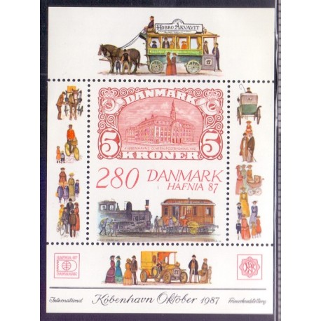 1987. Hafnia blok IV. AFA 889y postfrisk