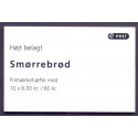 Danmark frimærkehæfte 2012. Smørrebrød AFA S209