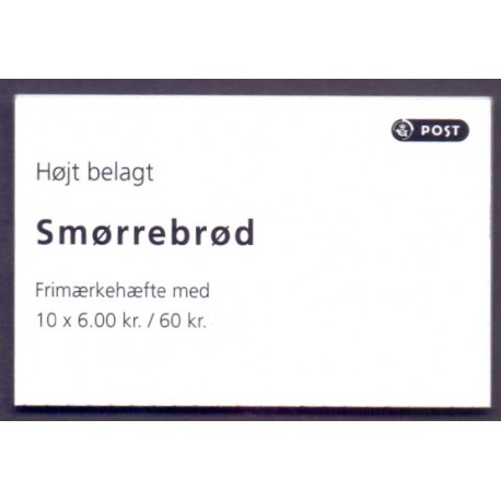 Danmark frimærkehæfte 2012. Smørrebrød AFA S209