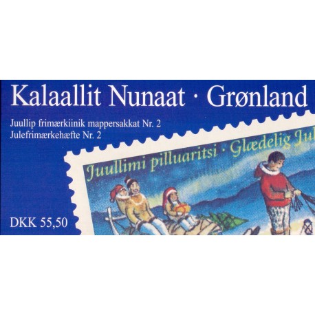 Grønland Jule/Christmas booklets no. 2 (1997)  Postfrisk/MNH  stemplet/used
