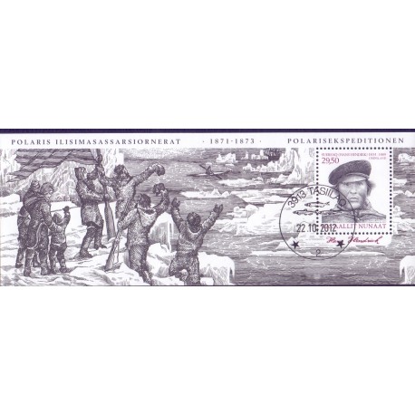 2012, 29,50 Kr. Ekspeditioner X, i miniark. AFA nr 630 postfrisk stemplet